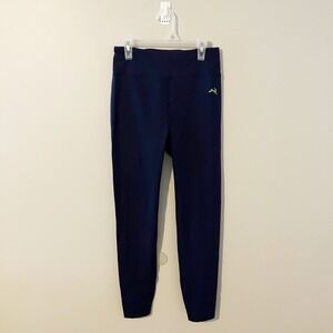 Tracksmith blue Alston leggings running women's medium